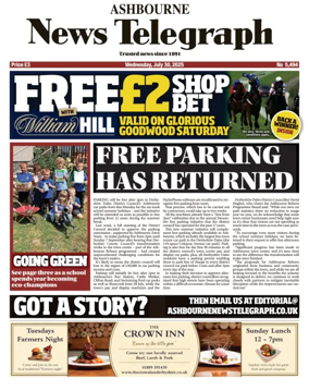 Cover of Ashbourne News Telegraph