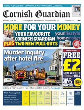 Cover of Cornish Guardian (St. Austell & Fowey)