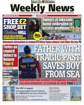 Cover of North Wales Weekly News