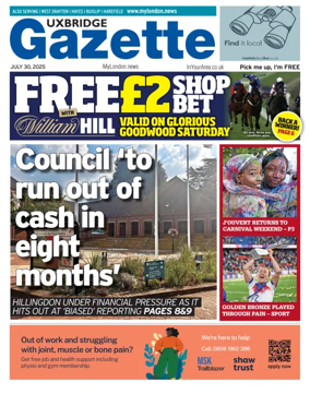 Cover of Uxbridge Gazette