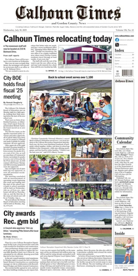 Cover of Calhoun Times