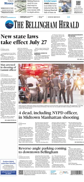 Cover of The Bellingham Herald