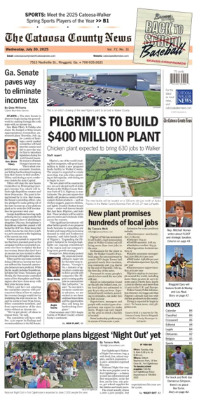 Cover of The Catoosa County News