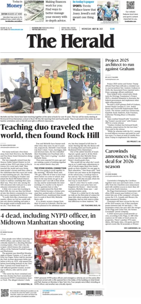 Cover of The Herald (Rock Hill)