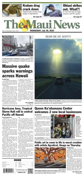 Cover of The Maui News