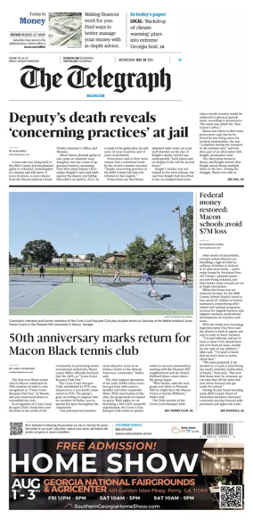 Cover of The Telegraph (Macon)