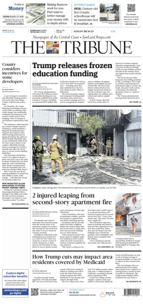 Cover of The Tribune (SLO)