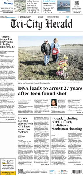 Cover of Tri-City Herald