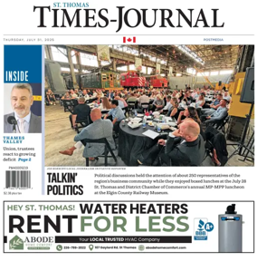 Cover of St. Thomas Times-Journal
