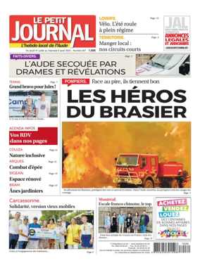 Cover of Le Petit Journal - L'hebdo local de l'Aude