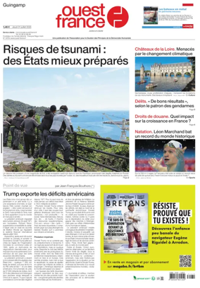 Cover of Ouest France (Guingamp)