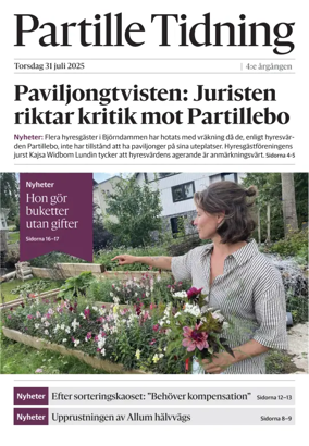 Cover of Partille Tidning