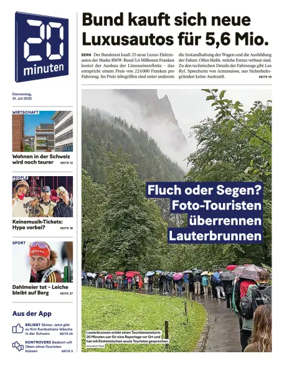 Cover of 20 Minuten - Basel