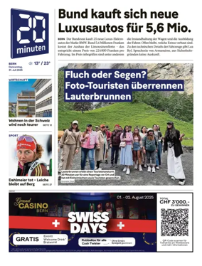Cover of 20 Minuten - Bern