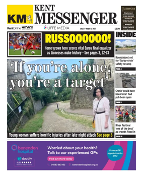 Cover of Kent Messenger Maidstone