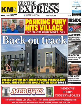 Cover of Kentish Express Ashford & District