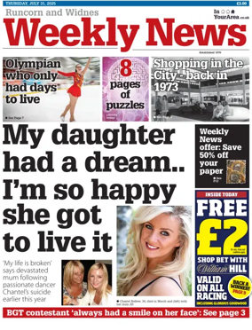 Cover of Runcorn & Widnes Weekly News