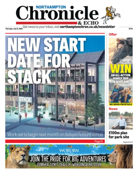 Cover of The Northampton Chronicle and Echo