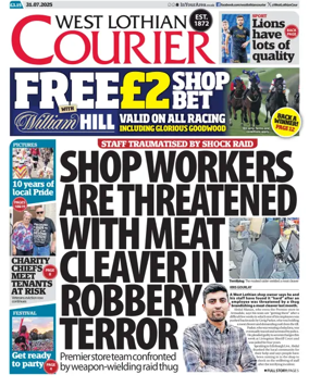 Cover of West Lothian Courier