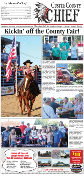 Cover of Custer County Chief
