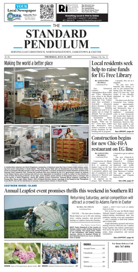 Cover of East Greenwich Pendulum