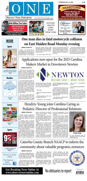 Cover of Observer News Enterprise