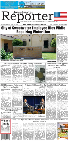 Cover of Sweetwater Reporter