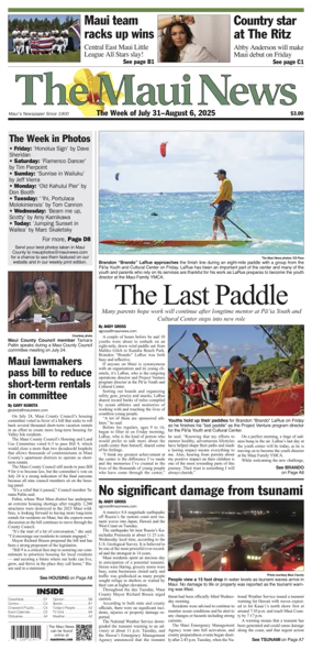 Cover of The Maui News