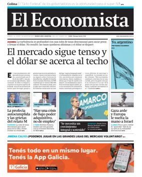 Cover of El Economista (Argentina)