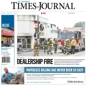 Cover of St. Thomas Times-Journal