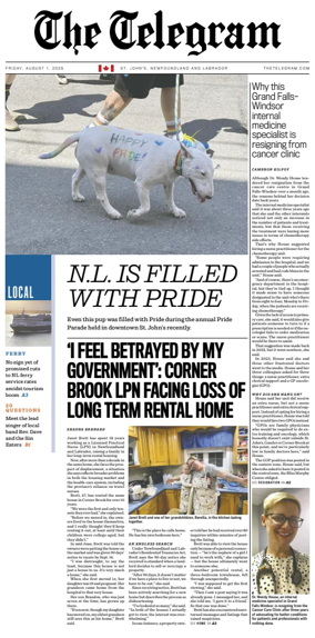 Cover of The Telegram (St. Johnâ€™s)