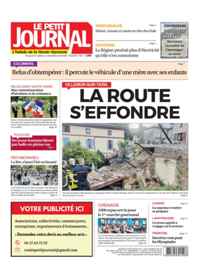 Cover of Le Petit Journal - L'hebdo du Pays Toulousain