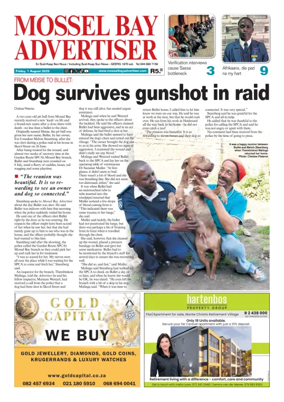 Cover of Mossel Bay Advertiser