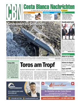 Cover of Costa Blanca Nachrichten