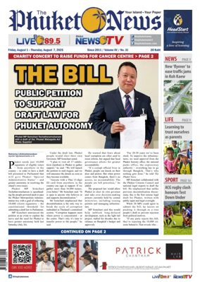 Cover of The Phuket News