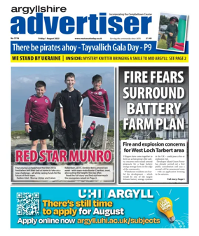 Cover of Argyllshire Advertiser