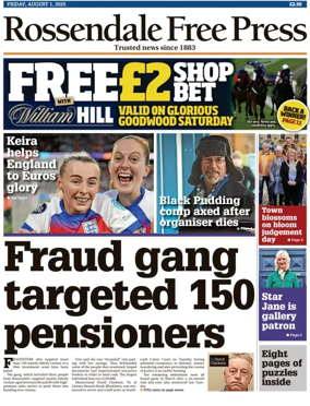 Cover of Rossendale Free Press