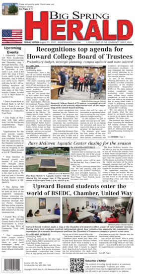 Cover of Big Spring Herald
