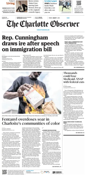 Cover of The Charlotte Observer