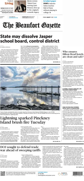 Cover of The Beaufort Gazette