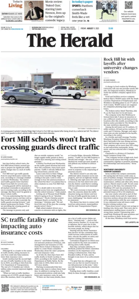 Cover of The Herald (Rock Hill)