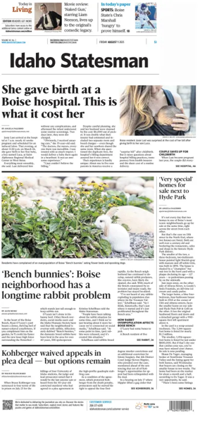 Cover of The Idaho Statesman