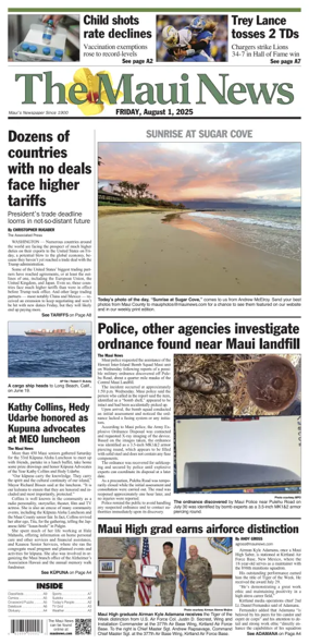 Cover of The Maui News