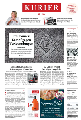 Cover of Kurier (Samstag)