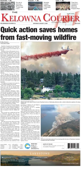 Cover of The Daily Courier