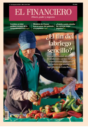Cover of El Financiero (Costa Rica)