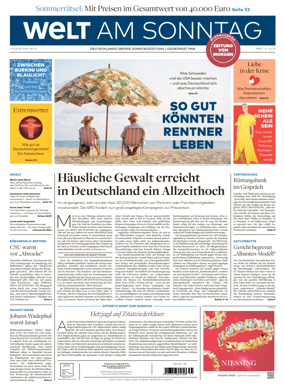 Cover of Welt am Sonntag