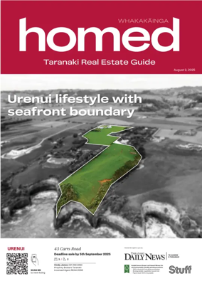 Cover of Homed Taranaki Daily News