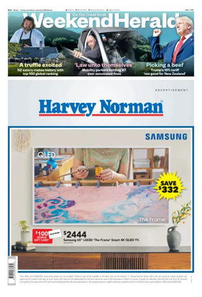 Cover of Weekend Herald