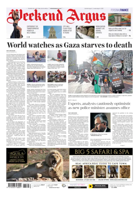 Cover of Weekend Argus (Saturday Edition)